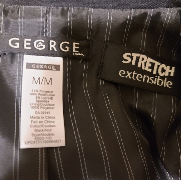 George Blazer Jacket. Black. Medium. - Picture 4 of 5